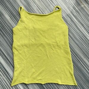 DKNY Yellow Tank Bandeau Back